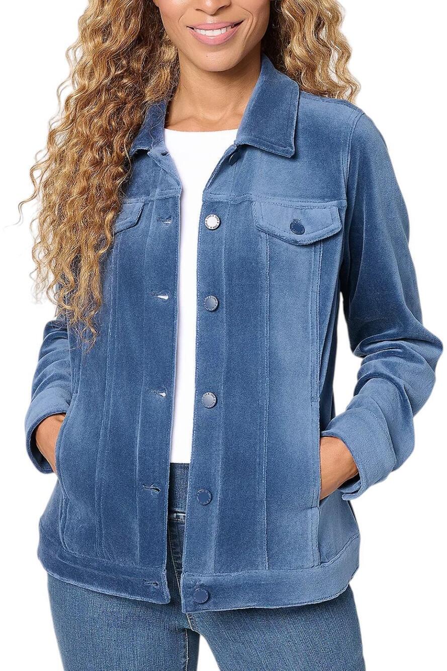Belle by Kim Gravel Women's Bellour Jean Jacket Indigo - Regular